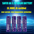 Shockli AA 3.2V LiFePo4 650mAh Battery (4 Pack), Ideal for Solar Garden Light