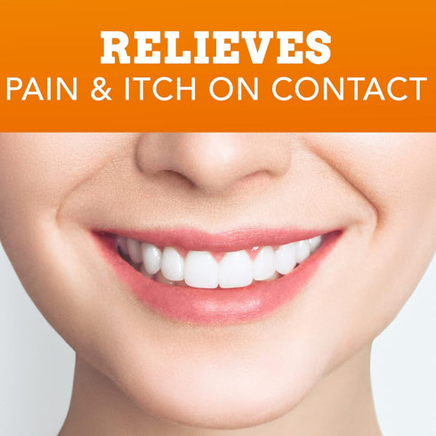 Orajel Touch Free Cold Sore Treatment - 0.12oz Liquid Formula, Immediate & Targeted Pain Relief, Bonus Size, 6
