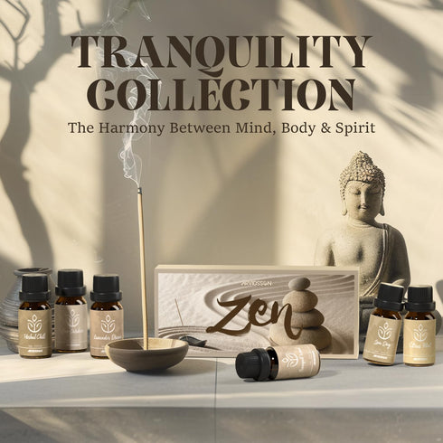 Set, ARVIDSSON Zen Essential Oils Nautal Tranquil Essential Oil for Diffusers for Home - Zen Garden, Lavender Dream