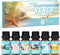 Soulorigin Beach Fragrance Oils Set, Essential Oil Gift Set for Diffuser, Summer