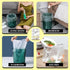 4 Gallon Small Trash Bags, 220 Count, Clear Waste Basket Trash Bags for Bathroom Kitchen Bedroom