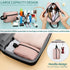Travel Toiletry Bag for Men and Women - Water-resistant Shaving Bag with Divider and Handle for Cosmetics and Toiletries
