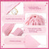 Hillban 20 Pcs Adult Game Toy Storage Bags, Microfiber Drawstring Organizer Pouch Case for Game Toy, Light Pink