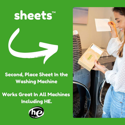 Sheets Laundry Club Laundry Detergent Sheets, Fresh Linen & Lavender