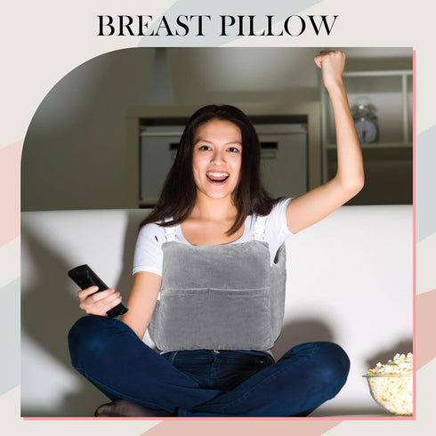 Pack Suzile Mastectomy Pillow for Recovery Mastectomy Recovery Supplies Soft Breast Pillow for Breast Cancer Post