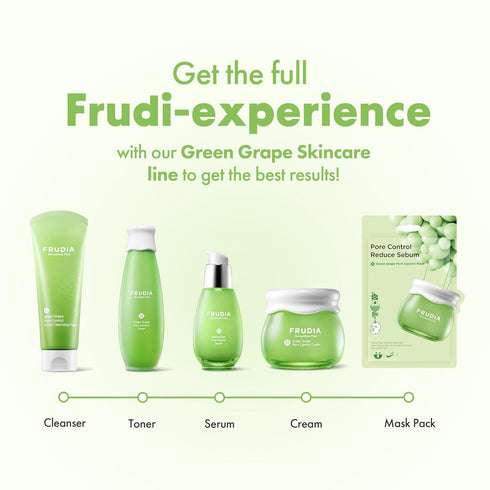 WELCOS FRUDIA Green Grape Pore Control Serum - Korean Skin Care for Sensitive Skin, 1.76 fl oz