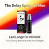 sosexerli 5ml Delay Spray for Men Practice-Tested to Help You Last Longer. Enhanced Sensation + Prolonged Pleasure.