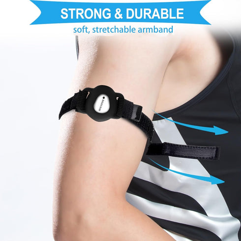 Arm Band for Dexcom G7, 8-18" Inch Adjustable Armband Compatible with CGM Continuous Glucose Monitor System Transmitter Protection Sensor Cover (No More Adhesive Patches Waterproof)