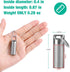 Opret Waterproof Titanium Pill Container with Keychain & Necklace - Mini Pill Holder for Travel
