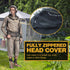 HOMEYA Bug Jacket S/M - Anti Mosquito Netting Suit with Zipper on Hood, Ultra-fine Mesh Pants, Mitt Socks & Free Carry