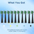 Replacement Toothbrush Heads for Waterpik Sonic Fusion Models (SF-01, SF-02, SF-03, SF-04), 10 Count, Black