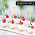 Qeirudu 4 Inch Gold Plastic Mini Spoons, 100 Pack Heavy Duty Disposable Dessert Spoons for Party, Appetizers
