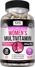 Kaya Naturals Women's Multivitamin, Antioxidant, Immune Support, Vitamins A, D, C, E, Biotin, & Multi-Mineral, 30 Count