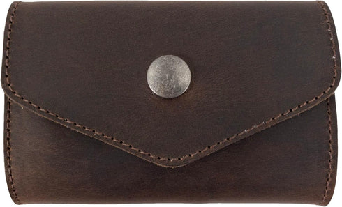 Hide & Drink Nail Clipper Set Case - Rustic Roll for Toiletry Items, Full Grain Leather Travel Accessory