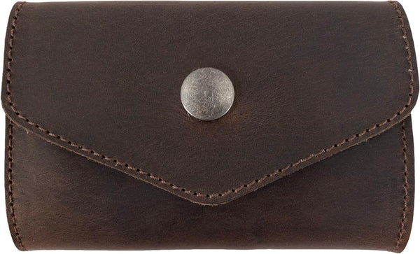 Hide & Drink Nail Clipper Set Case - Rustic Roll for Toiletry Items, Full Grain Leather Travel Accessory
