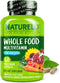 NATURELO Teen Multivitamin - Whole Food Supplement for Active Boys - Non-GMO Vegan Vegetarian with Plant Extracts - 60