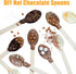 100PCS Disposable Wooden Spoons, 6.3 Inch Compostable Utensils, Biodegradable Bamboo Spoons for Parties, Camping