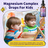 Omega-3, B6, D3 2 Oz Kids Magnesium Liquid Drops-Magnesium Glycinate Liquid for Kids Supplement-w/L-theanine, Vitamin