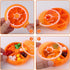 KINMINGZHU 7 Creative Portable Mini Day Weekly Circular Shape Rotary Cute Fruit Style Pill Storage Case Box (Orange)