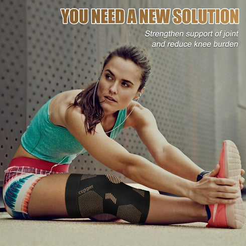 NEENCA Copper Knee Brace for Women and Men, Knee Compression Sleeve for Knee Pain, Arthritis, ACL, Meniscus Tear, Joint