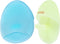 INNERNEED Soft Silicone Facial Cleansing Brush Manual Face Scrubber for Sensitive Skin, Pack of 2, Exfoliating Massage