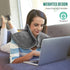 Snailax Heating Pad for Back Pain Relief - FSA HSA Eligible, Electric Large Heating Pad, Grey
