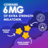 Sugar Free Sleep Gummies for Adults - Extra Strength 6mg Melatonin Gummy, Natural Sleeping Gummy for Adults, Kids,