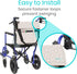 Vive XL Wheelchair Bag - Waterproof, Scratch-Resistant, Double-Stitched, Machine Washable Accessory for Adults, 15