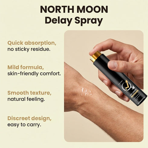 Nuvilo 5ml (4pcs) Delay Spray for Men, Intimate Control Spray for Longer-Lasting Moments, Sensitivity Support