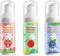 Foam Toothpaste Kids with Fruit Flavor, Toddler Low Fluoride Foaming Toothpaste for U Shaped Toothbrush (3 Pack)