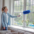 Unger Connect and Clean Microfiber Duster with Pivoting Handle, Compatible with Telescopic Poles for Cleaning