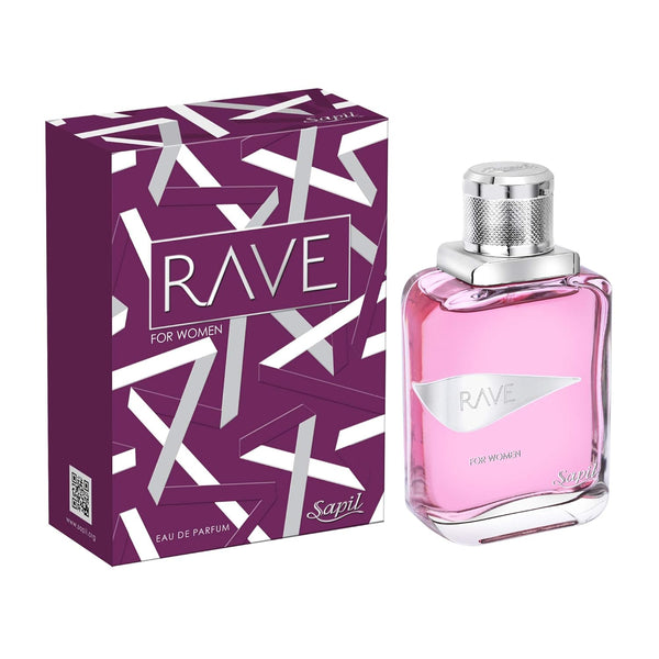 Sapil Rave for Women EDP Spray Fragrance, 3.4 Oz (100 ml) - Sweet Fruity Floral Scent