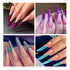 NMKL38 120Pcs Dual Forms Full Cover Nail Tips, Upper Arched Extension Mold (Mold C) for Nail Art