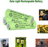 16 Packs AA 1600mAh 1.2V Ni-MH High Performance Rechargeable Batteries for Solar Light Replacement, Toys
