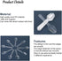 500Pcs Disposable Clear Mini Plastic Spoons, Tiny Dessert Spoons, Ice Cream Spoons, Serving Utensils for Crafts