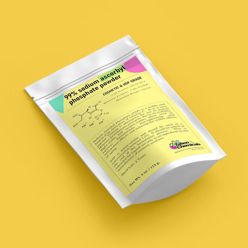 Sodium Ascorbyl Phosphate Sap Powder for Skin Care, Stable Vitamin C Derivative for DIY Skin Care, 1 Ounce
