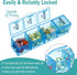 6 Pack Weekly Pill Organizer, Waterproof Pill Box for 4 Times a Day, Big Medication Container for Vitamins and