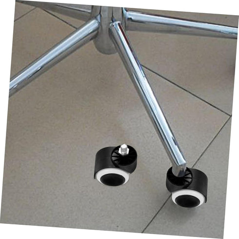 4pcs HEALLILY Wheel Replacement Rolling Cart Caster Wheels Brakes for Shelving Units