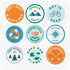 Cliganic Mosquito Repellent Stickers (180 Pack) - Natural DEET-Free Camping Patches for Kids & Adults, Essential Oil