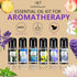 Essential Oils Reborn Aroma Oils Gift Set for Aromatherapy Diffuser, 6 Bottles, 15 ML