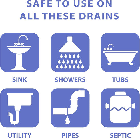 SANI 360° Drain Cleaner and Deodorizer, 48 Count, Lemon Scent Enzyme Pipe Cleaners, Safe for Sinks