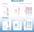 MomMed (HCG25-LH100), 25 100 125 Ovulation Predictor Kit with Pregnancy Test and Ovulation Test Strips, Easy to Use