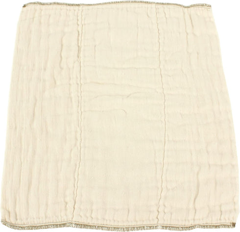 OsoCozy -100% 3 4x8x4 25-45 lb.) 1 Dozen Better Fit Unbleached Prefold Cloth Diapers Cotton, Gauze Weave, Sized for Tri