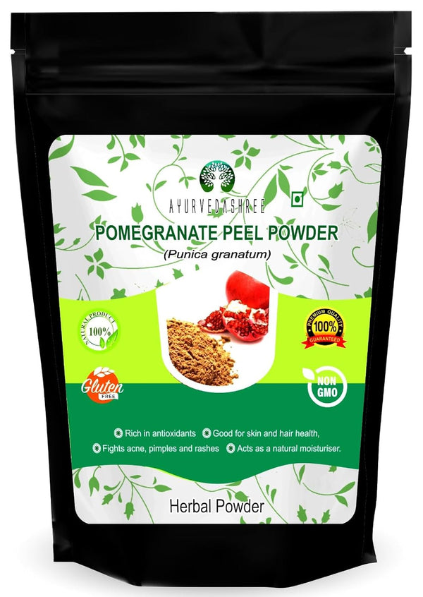 Pomegranate Peel Powder 50 Gm, Antioxidant for Skin, Promotes Youthful Skin, Gluten Free & Non-GMO