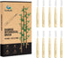 Bamboo Interdental Brushes, Between Teeth Cleaner Deep Clean Brush, 40 Count, Size 6 for Large Gaps