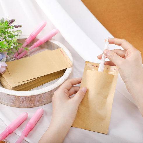 200 Pcs Tampons Disposal Bags - Bulk Feminine Hygiene Disposal Bags with Self Adhesive for Women, 5.91" x 3.15"