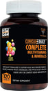 Clinical Daily Complete Whole Food Multivitamin Supplement, 120 Liquid Capsules for Men & Women