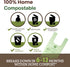 1.2-1.6 Gallon Compostable Bags with Handles, 100 Count Small Biodegradable Kitchen Waste Bags for Countertop Bin