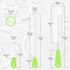 Set 3, 14 Rnoafmu Bottle Brush Cleaner of in Long Handle Water Bottle & Straw Cleaner Brushes for Washing Tumblers