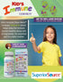 Superior Source Kid’s Immune Clean Melts, Quick Dissolve MicroLingual Tablets, 60 Count, Zinc, Vitamin C, D3